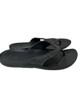 Crocs Kadee Black Lightweight Comfort Flip Flop Sandals Womens 9 Beach